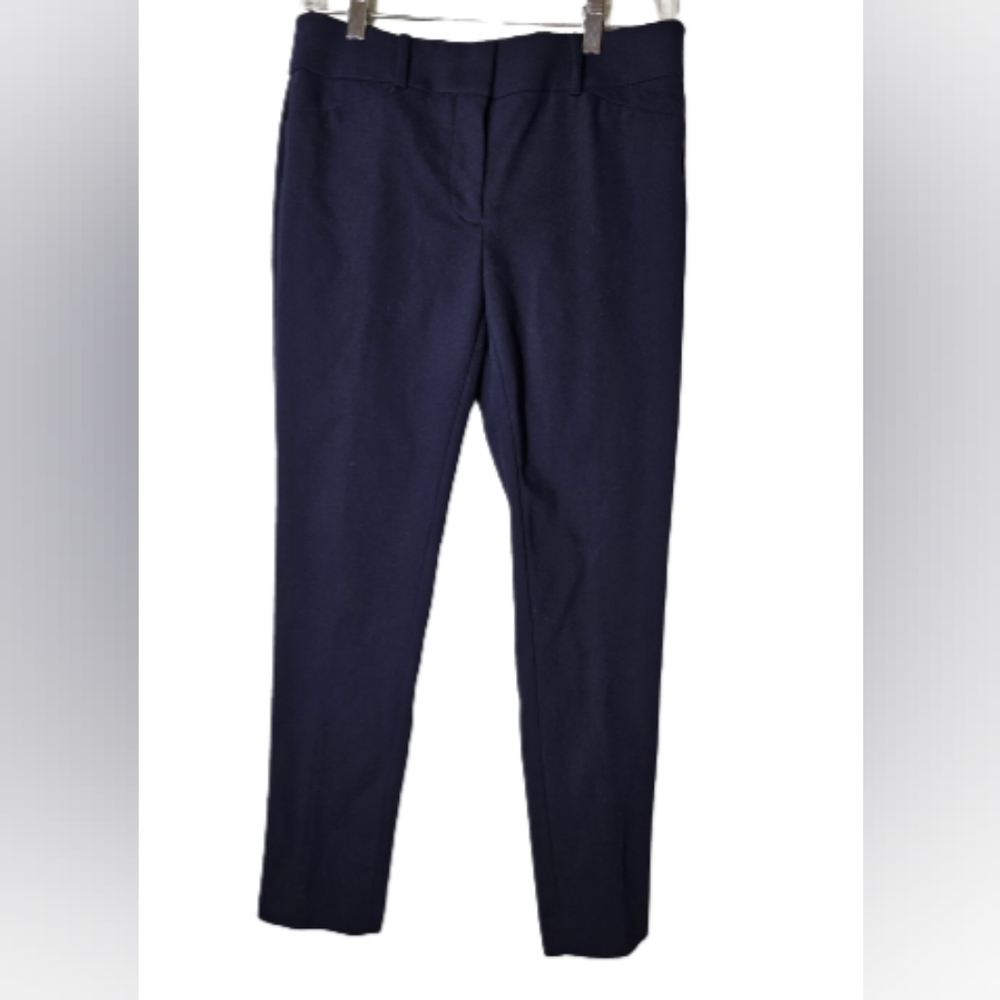 LOFT Marisa Skinny Navy Pants Women's Size 2